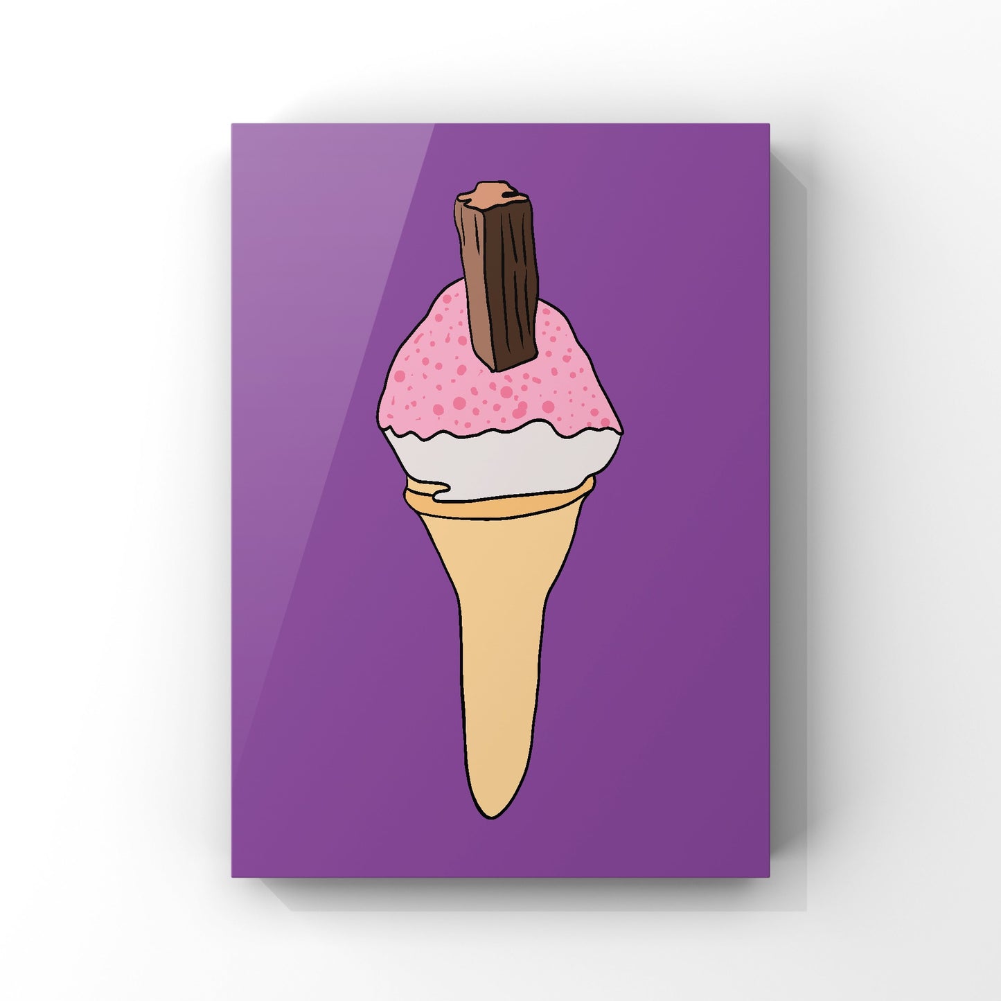 Sherbet Cone Art Print - Single colourways