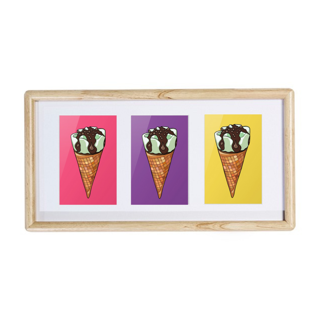 Mint Trumpet Framed Trio