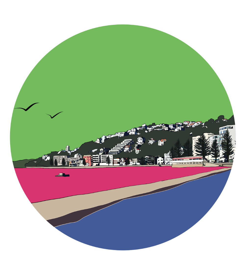 Oriental Bay Magnet