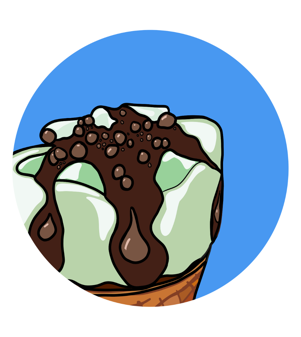 Mint Trumpet Magnets