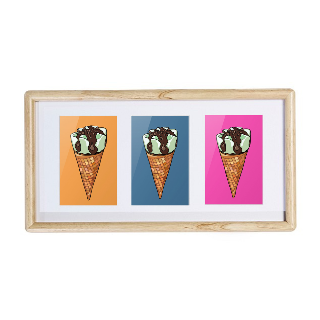 Mint Trumpet Framed Trio