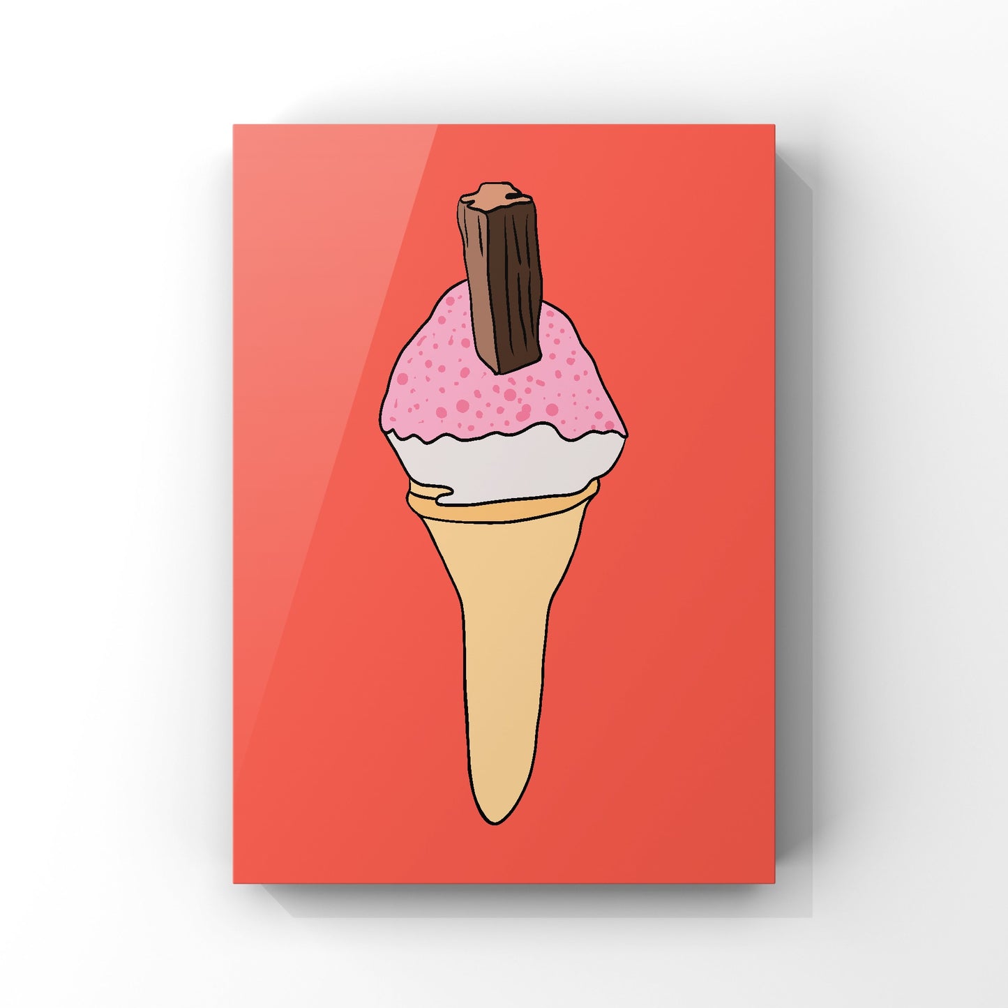 Sherbet Cone Art Print - Single colourways