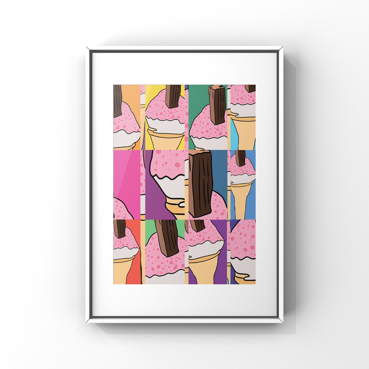 Sherbet Cones Art Print
