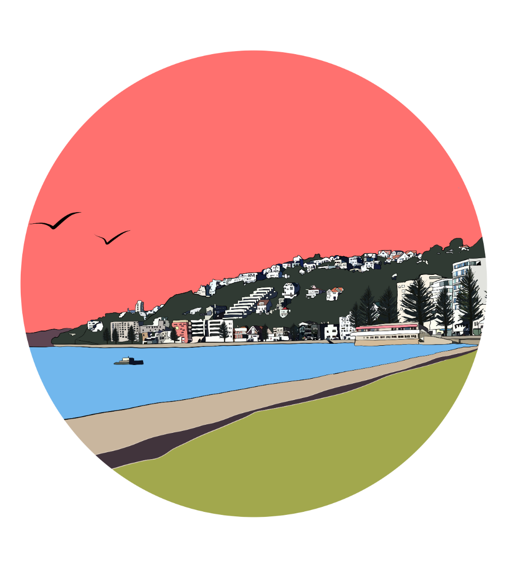 Oriental Bay Magnet