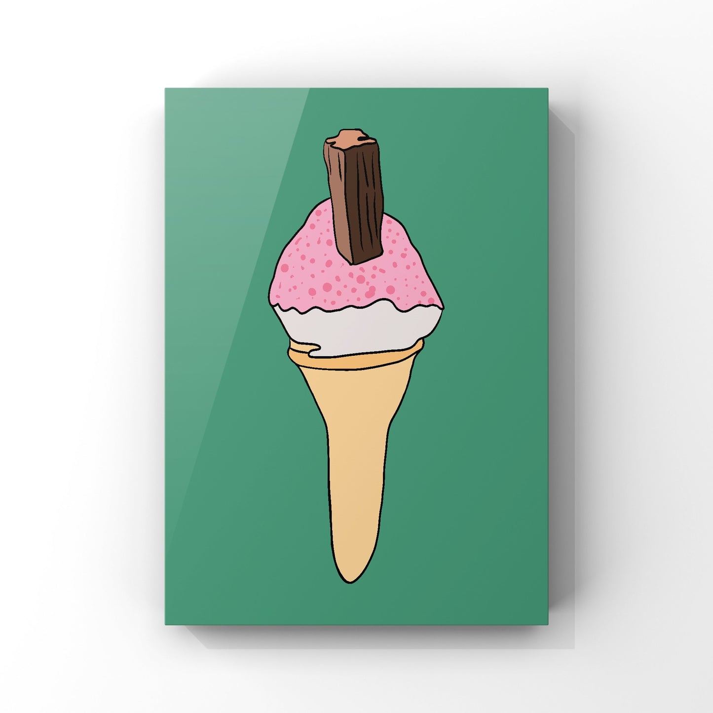 Sherbet Cone Art Print - Single colourways