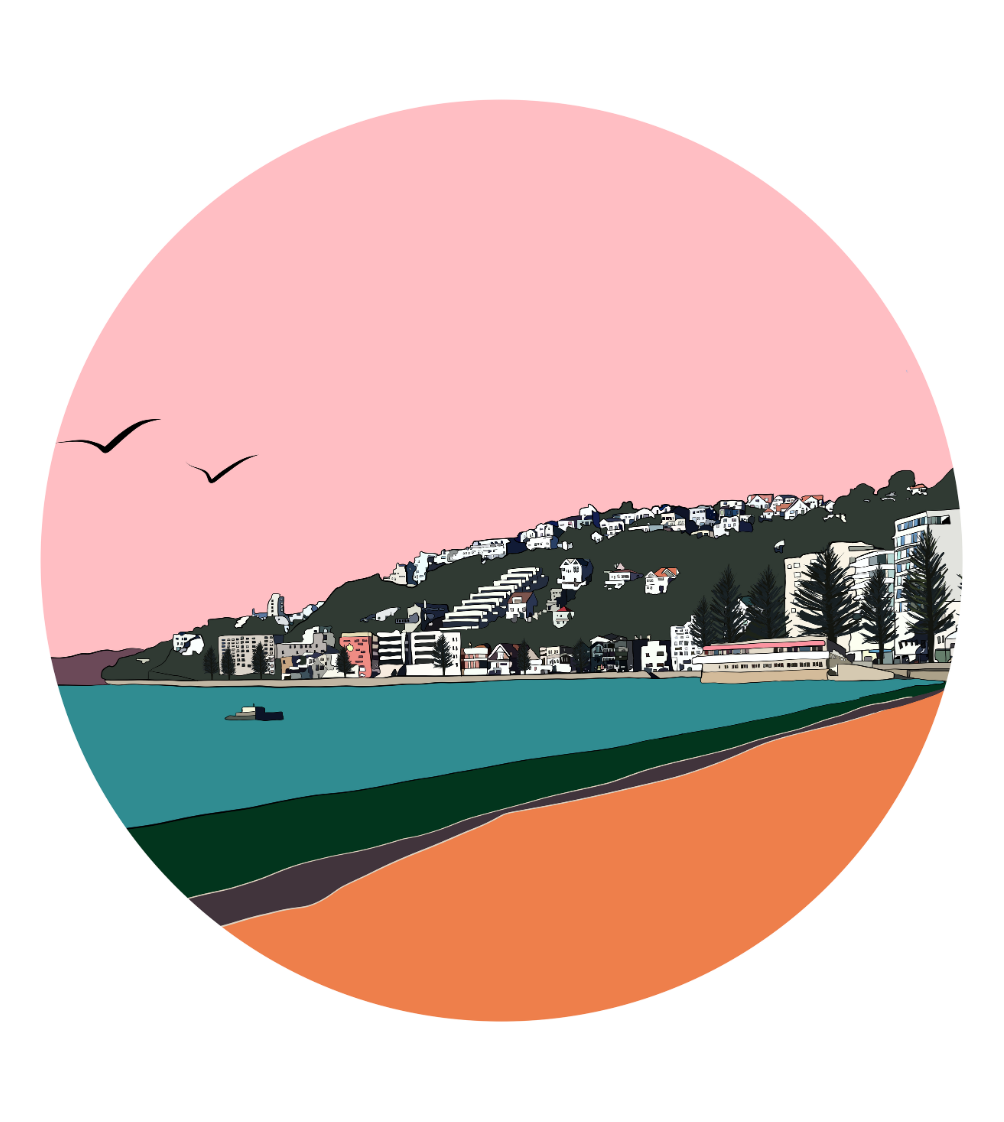 Oriental Bay Magnet