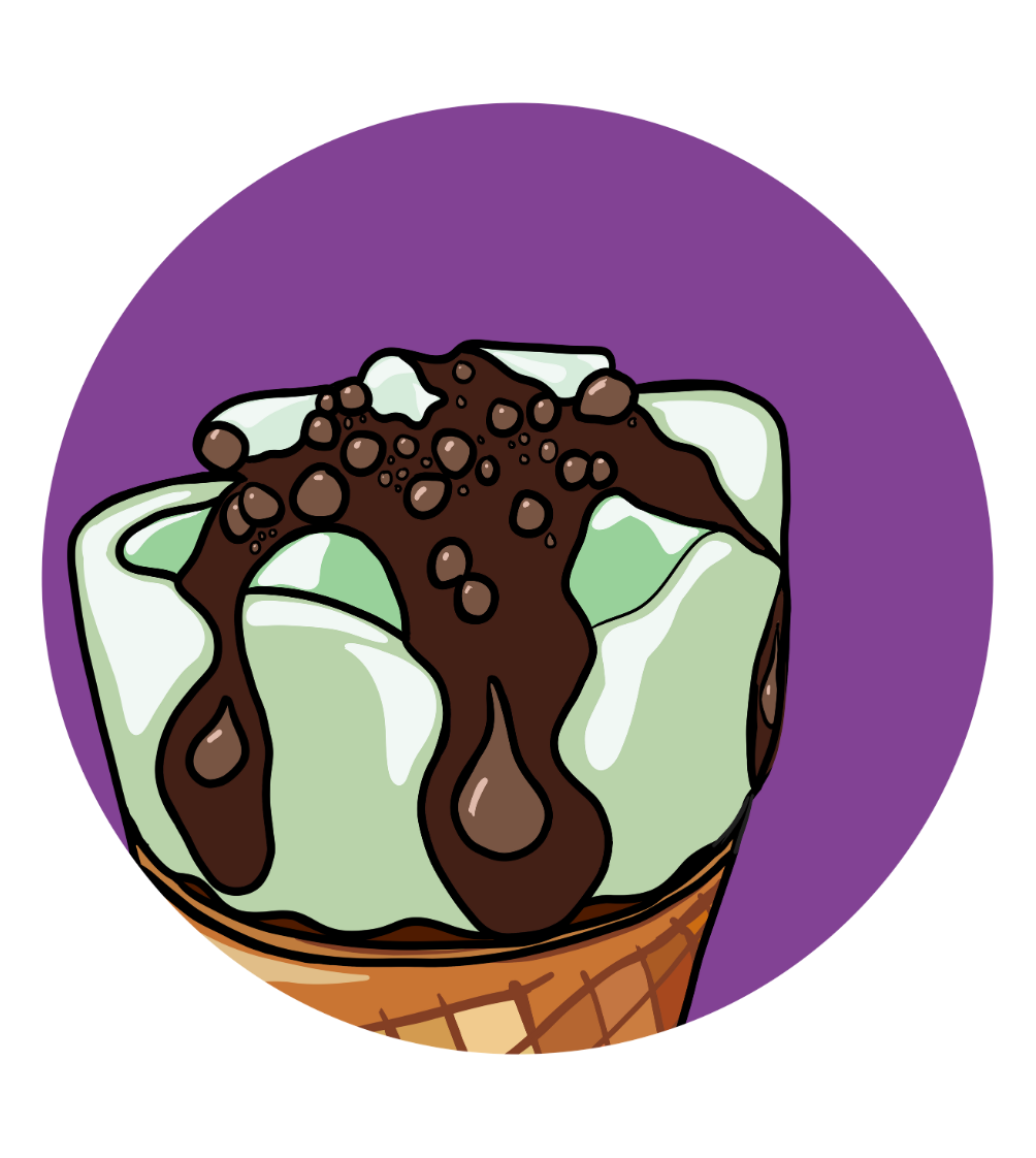 Mint Trumpet Magnets