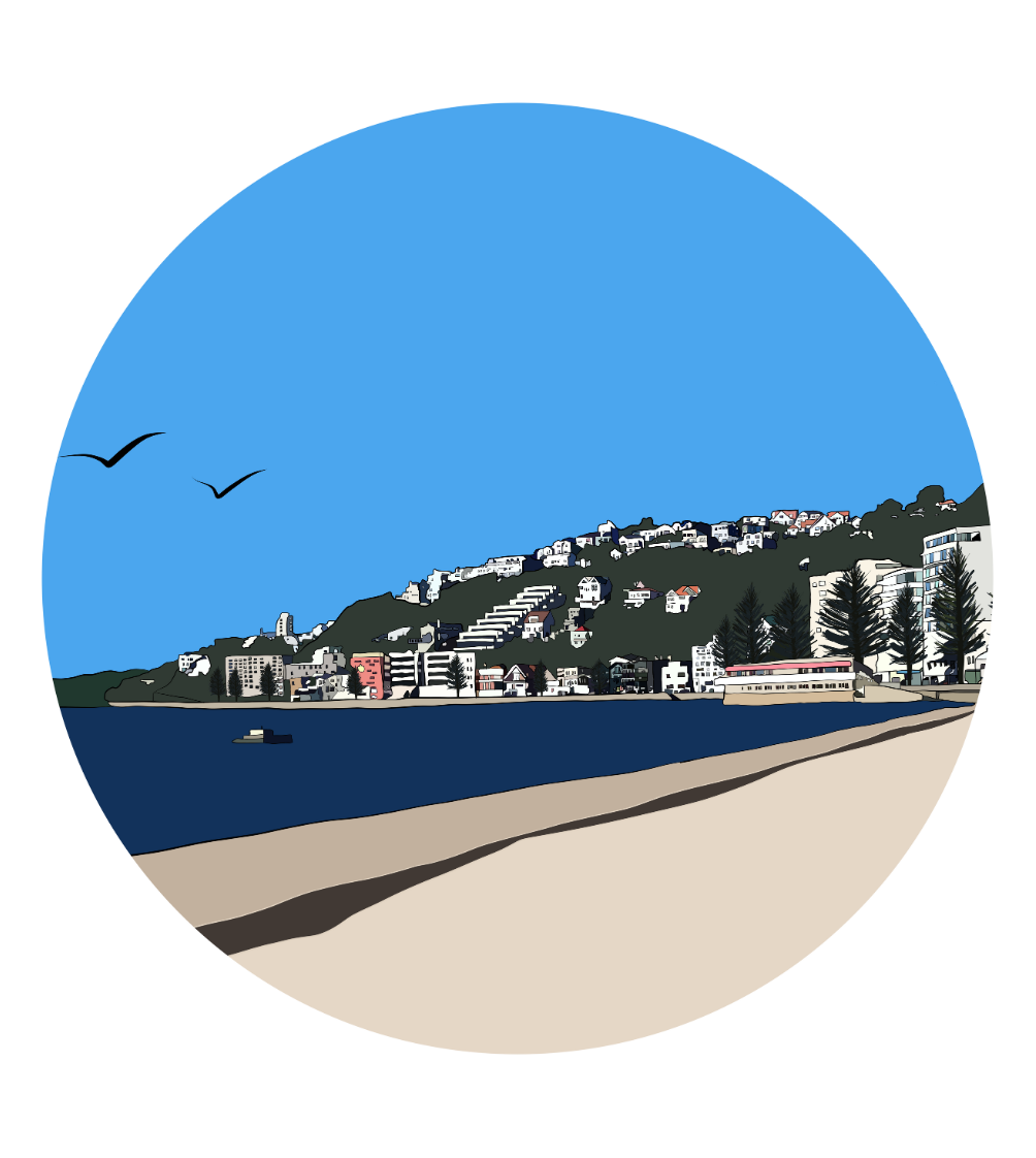 Oriental Bay Magnet