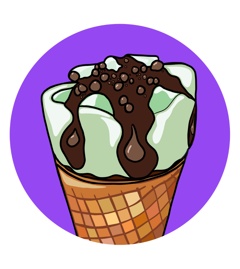 Mint Trumpet Magnets