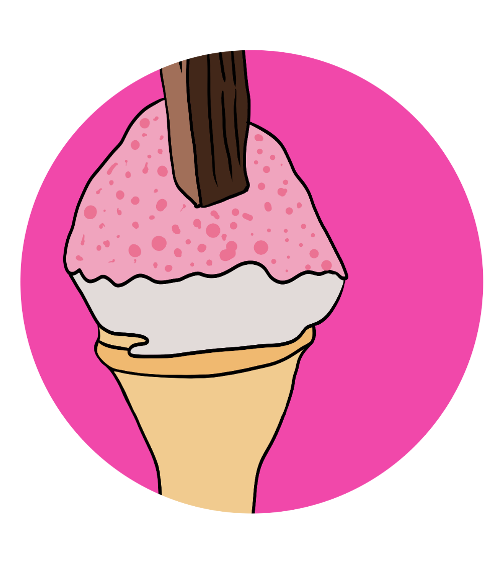 Sherbet Cone Magnets