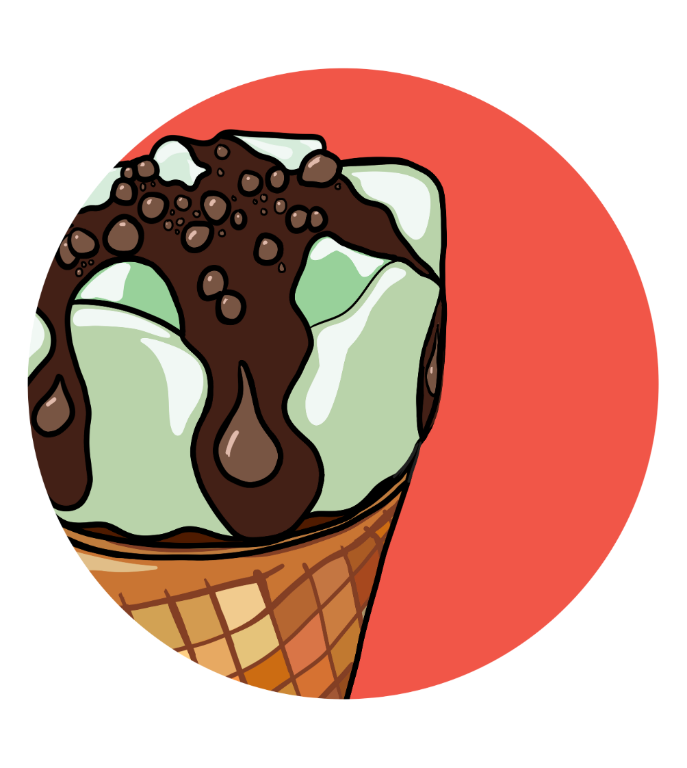 Mint Trumpet Magnets