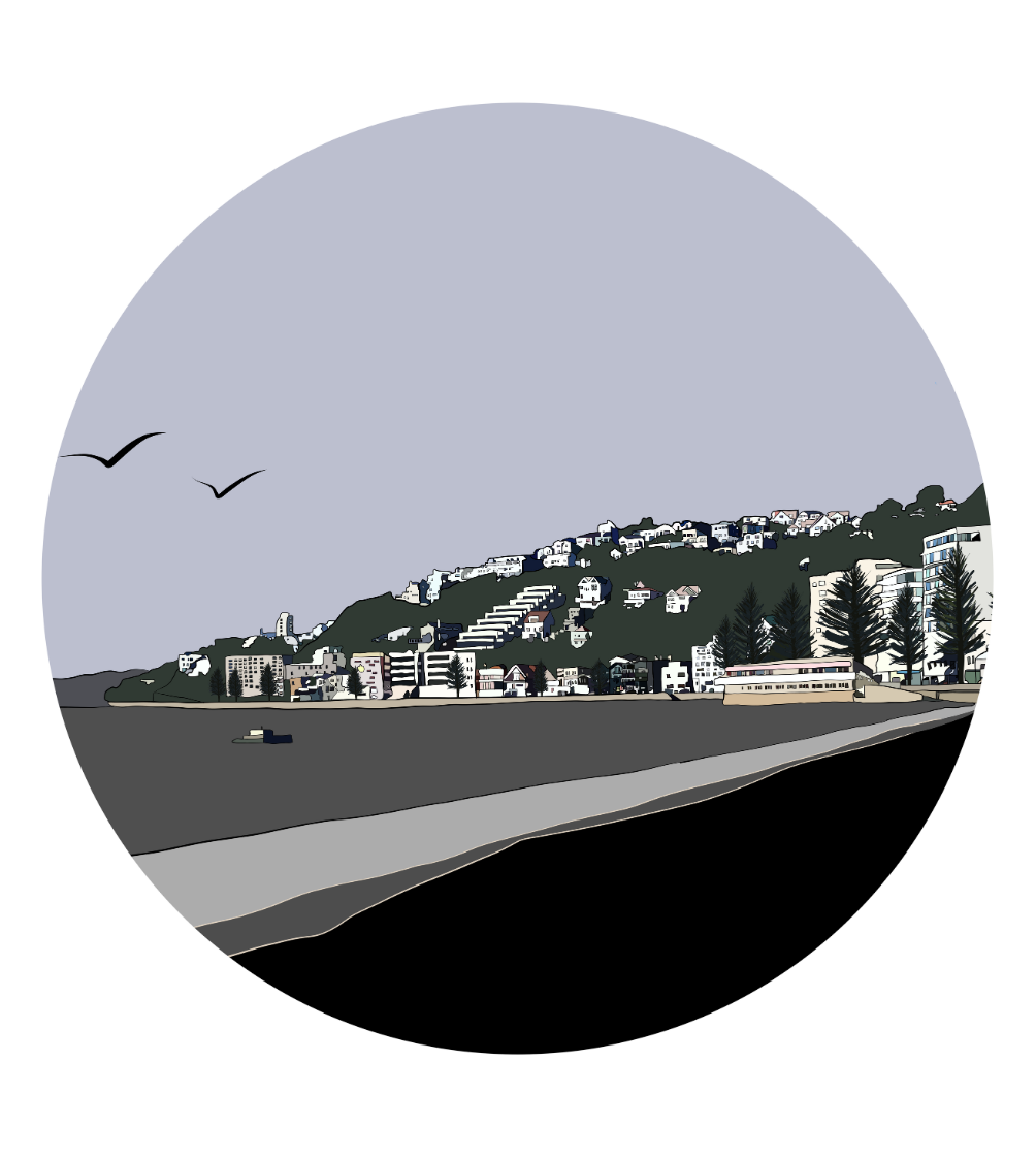 Oriental Bay Magnet