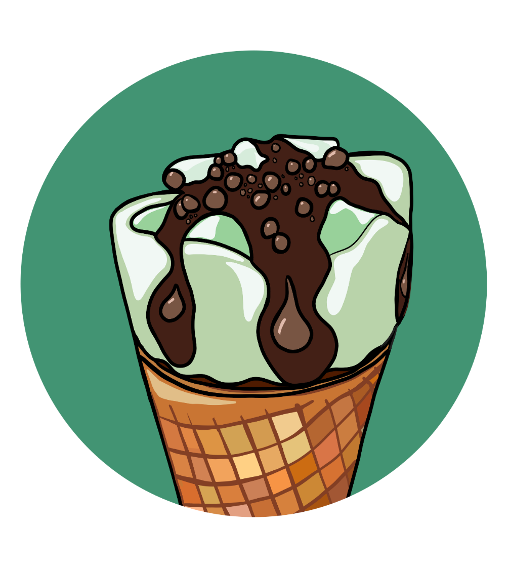 Mint Trumpet Magnets