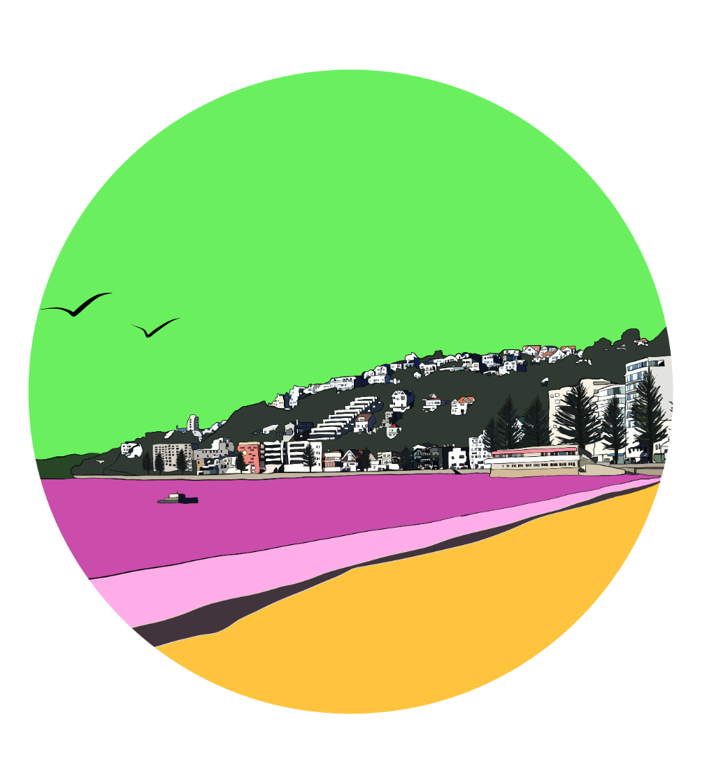 Oriental Bay Magnet