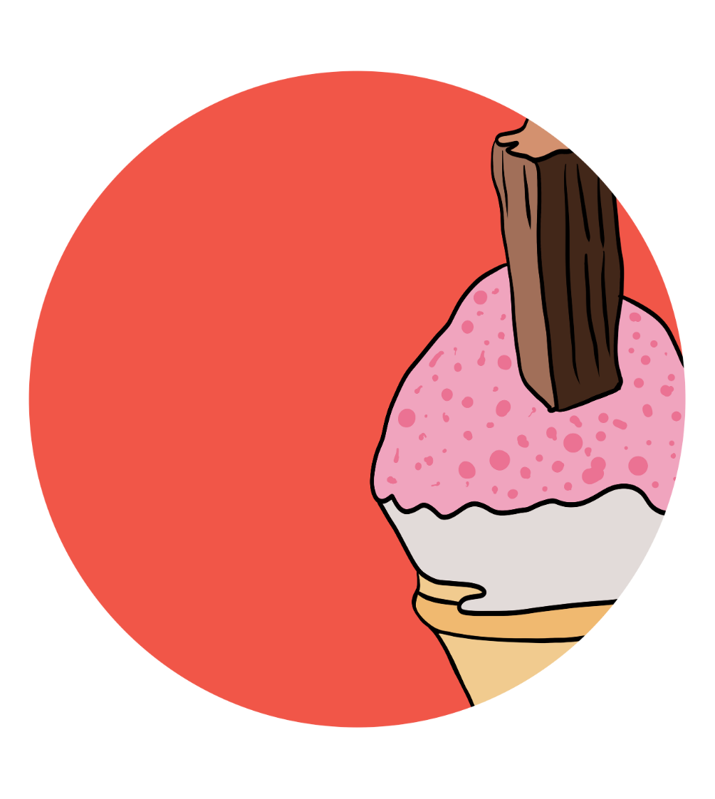 Sherbet Cone Magnets