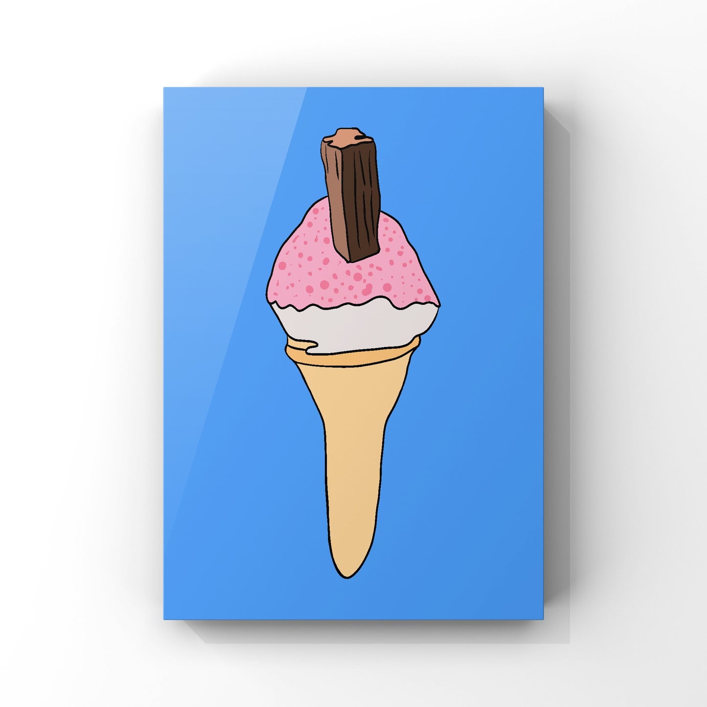 Sherbet Cone Art Print - Single colourways