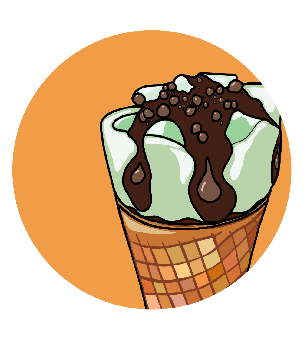 Mint Trumpet Magnets