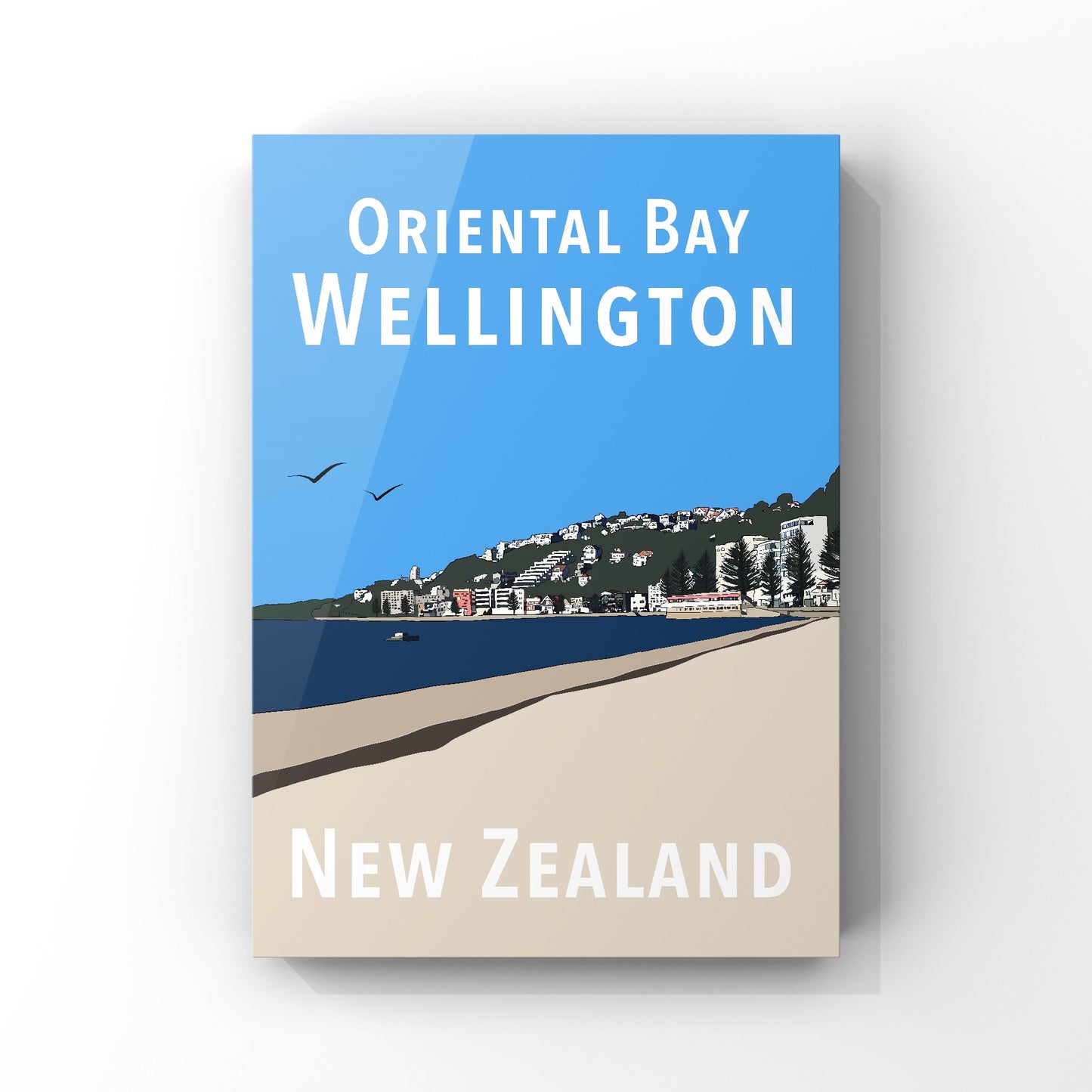 Oriental Bay Art Print - Original