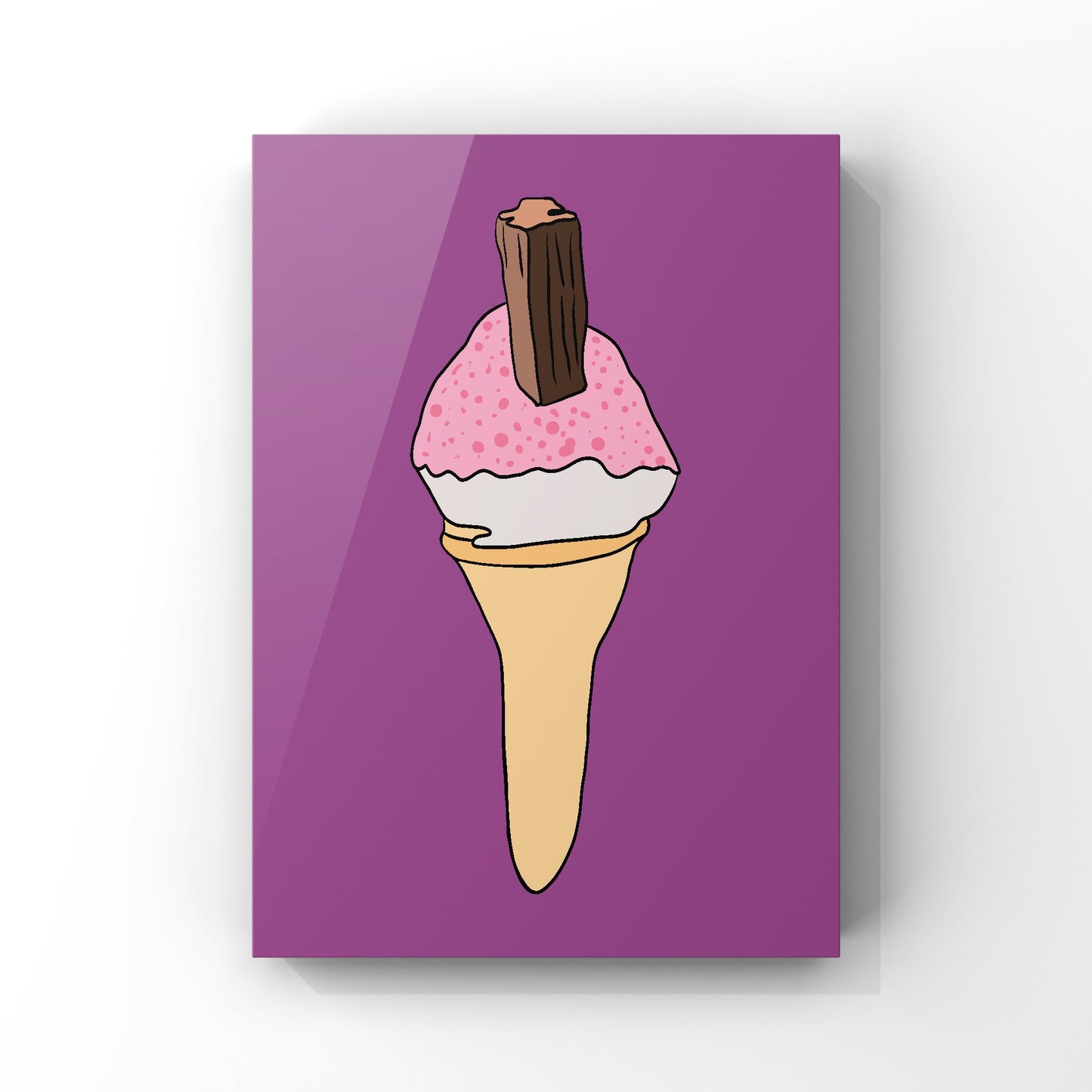 Sherbet Cone Art Print - Single colourways