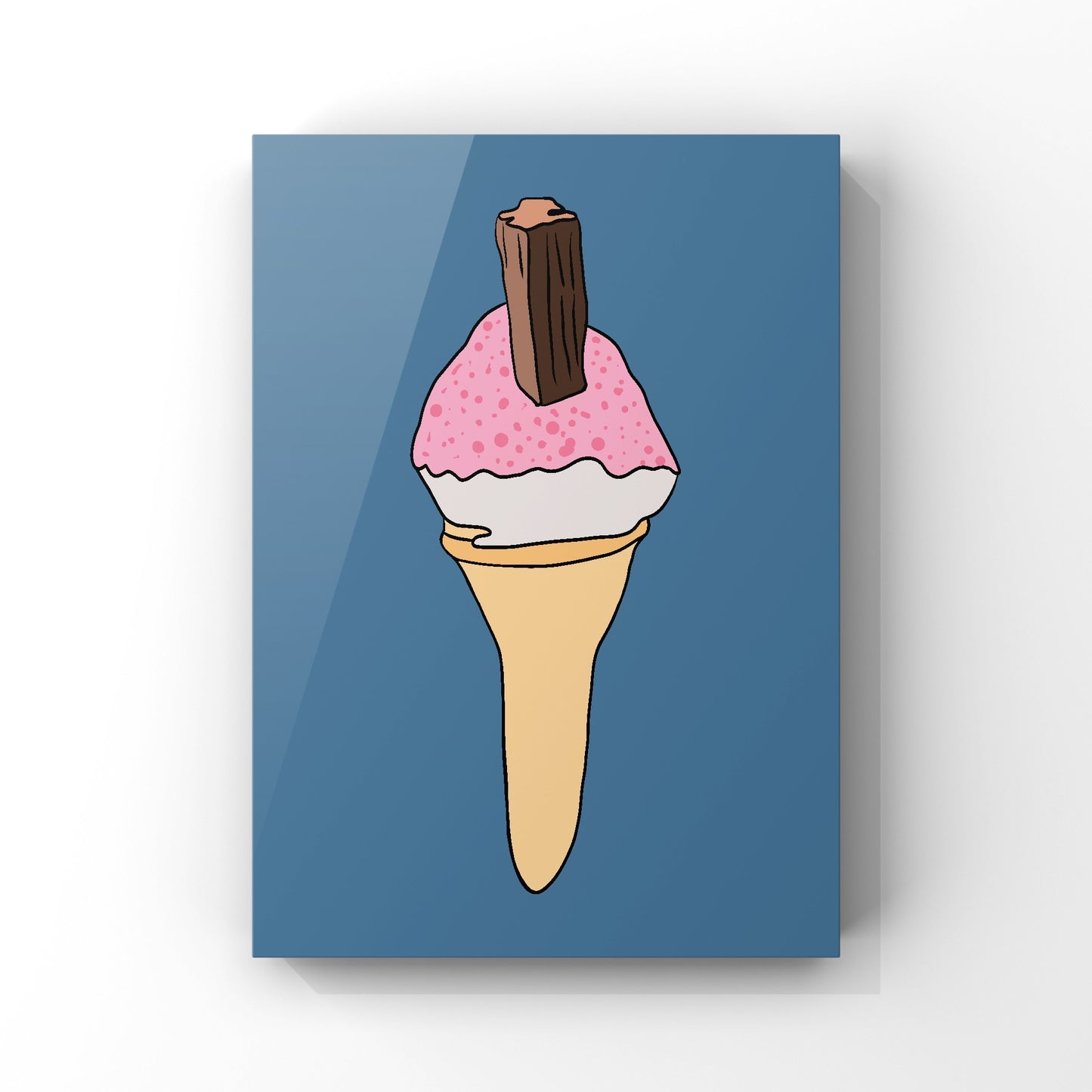 Sherbet Cone Art Print - Single colourways