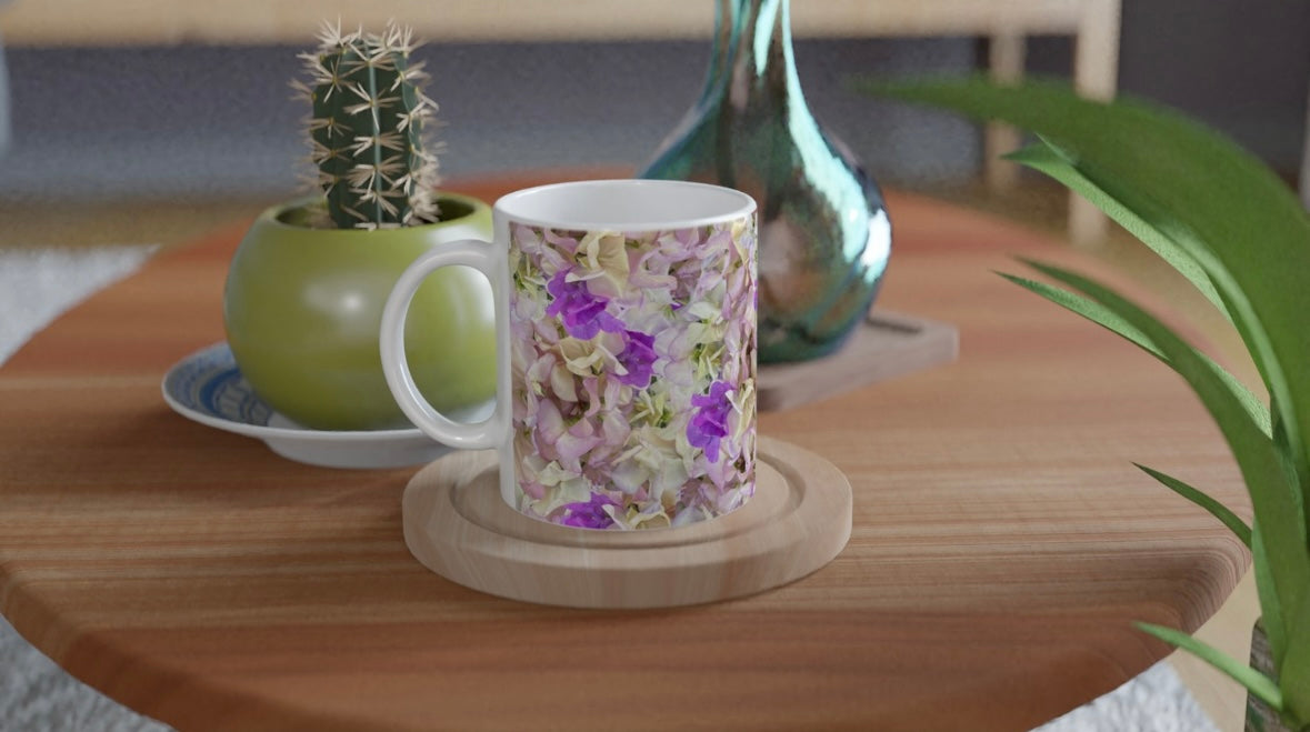 Sweetpea mug- Hugh's Garden for Mary Potter Hospice
