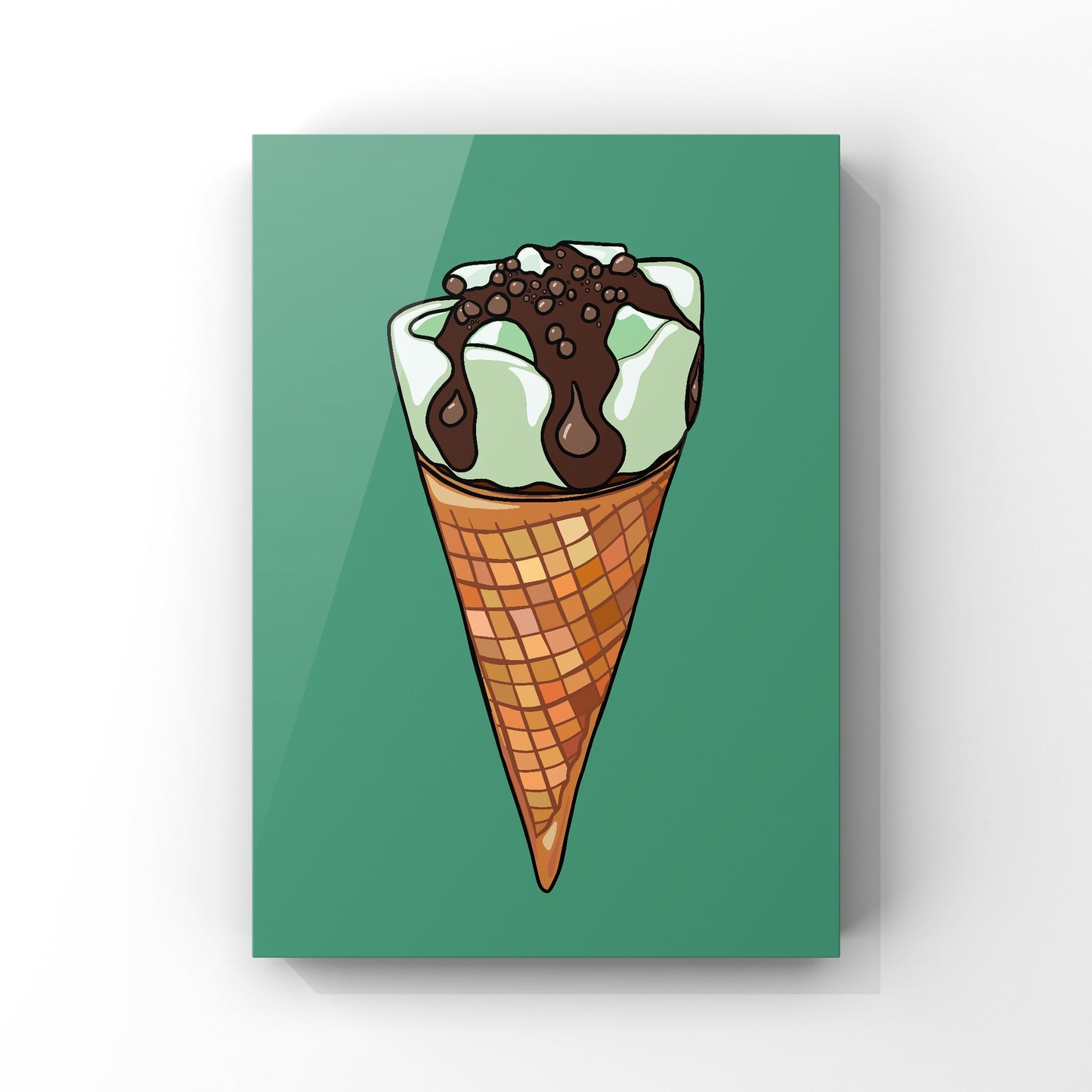 Mint Trumpet Art Print - Single colourways