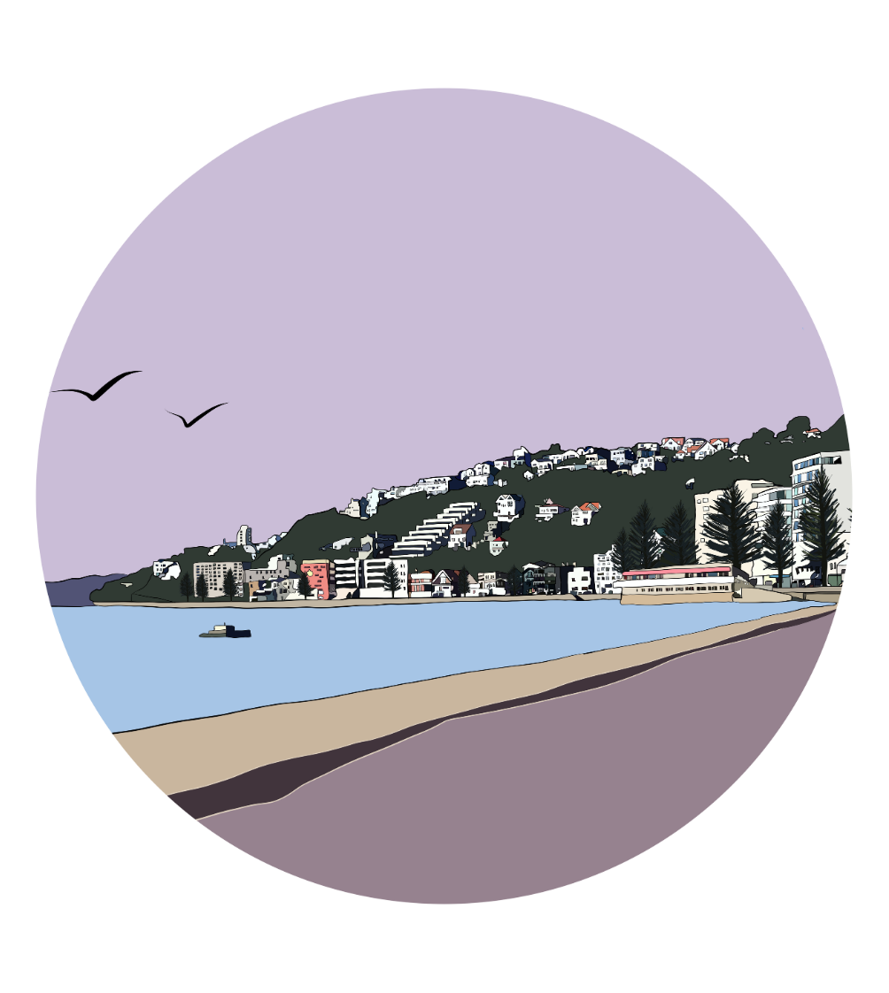 Oriental Bay Magnet