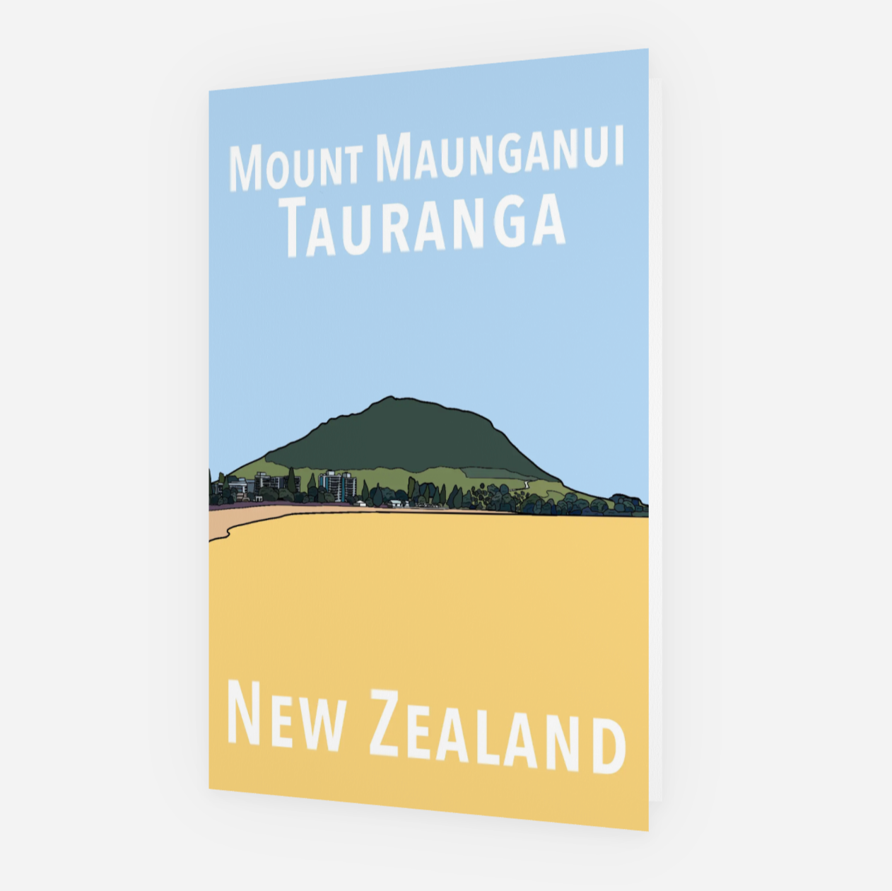 Mount Maunganui Card - Large