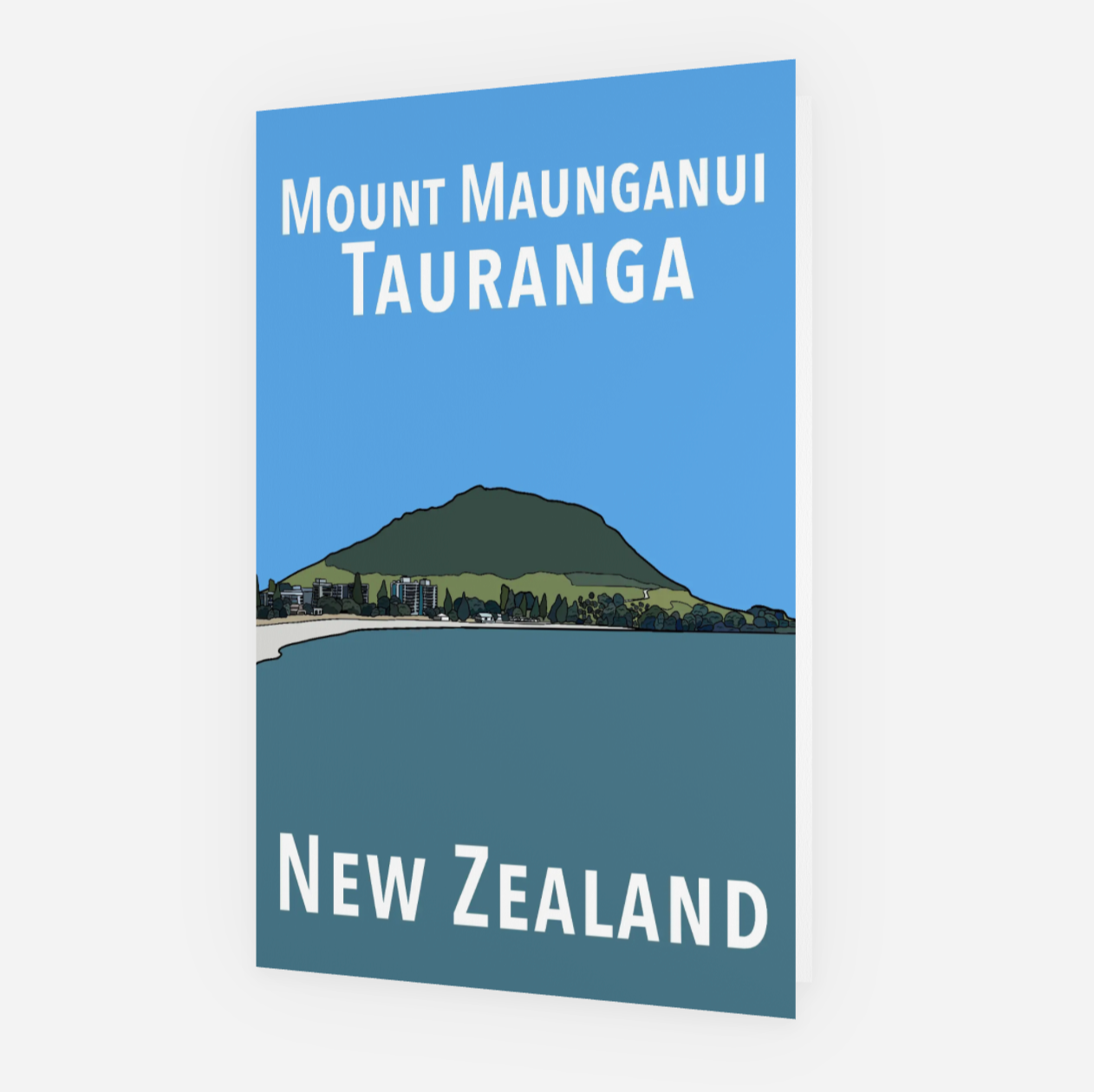 Mount Maunganui Card - Large