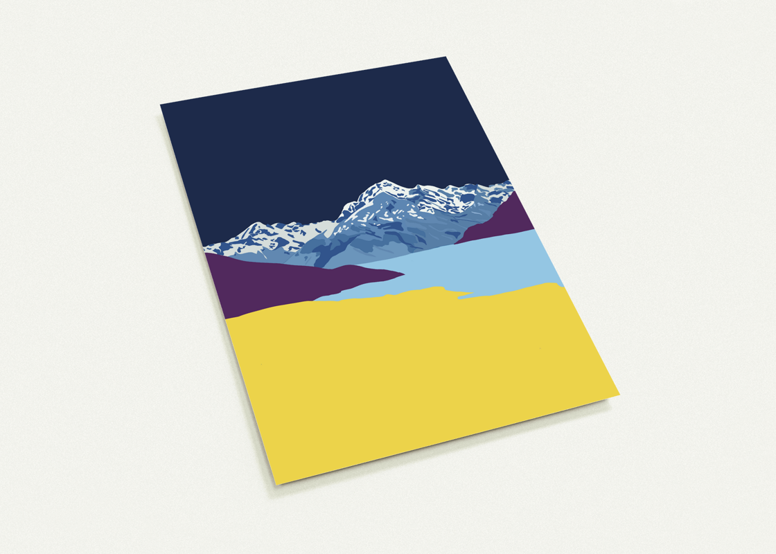 Mount Cook Card- Large
