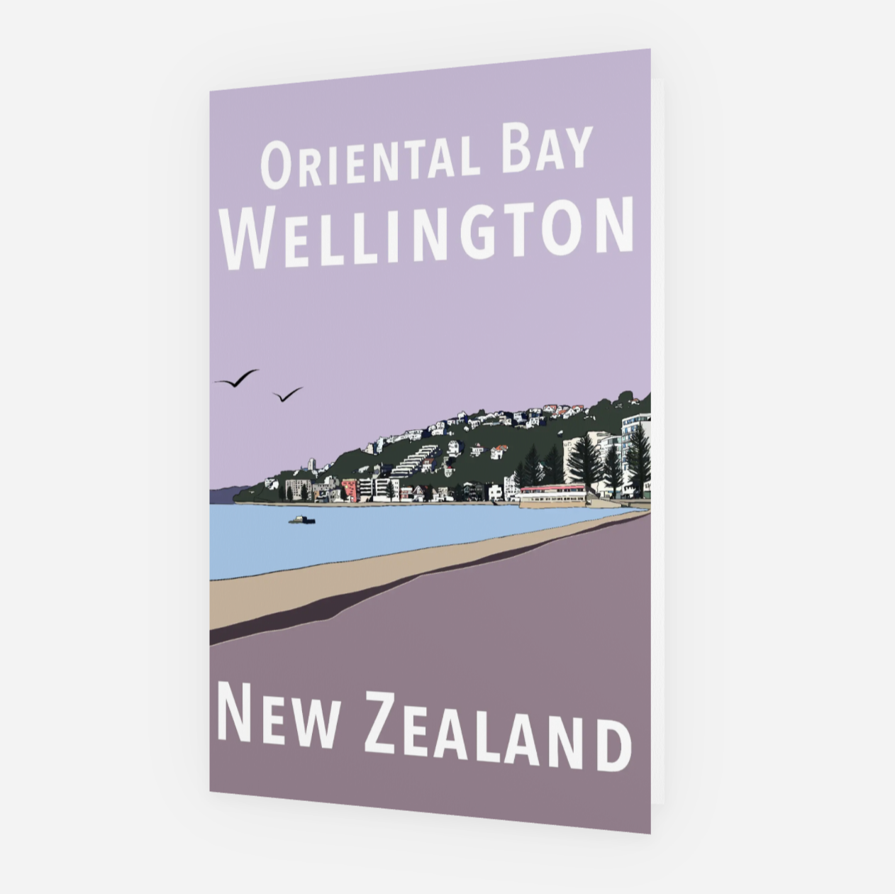 Oriental Bay Card - Large