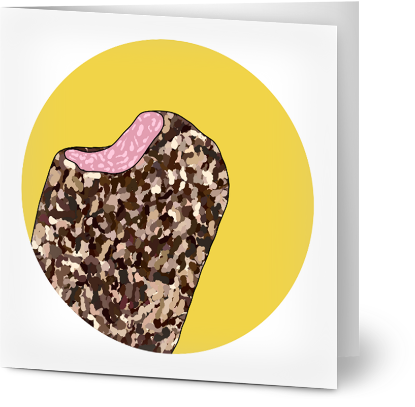 Rocky Road Greeting Card - Small