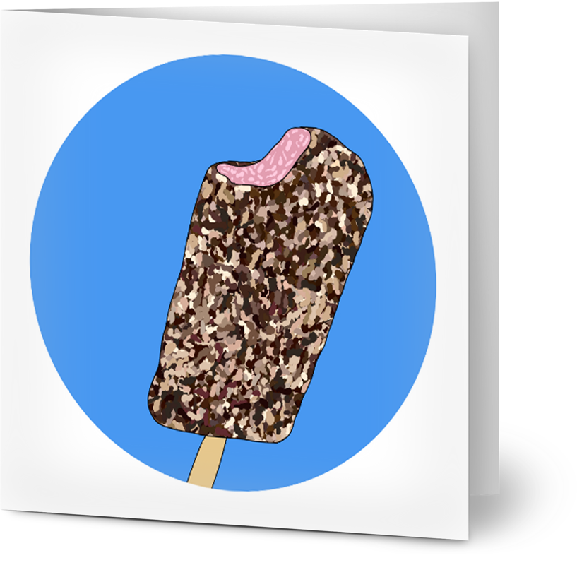 Rocky Road Greeting Card - Small