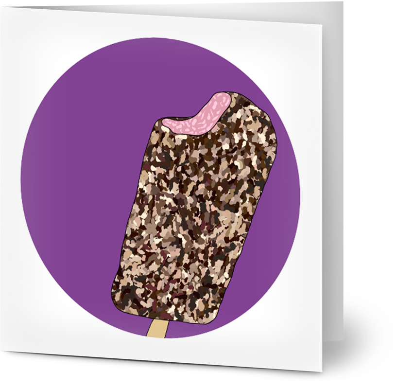 Rocky Road Greeting Card - Small
