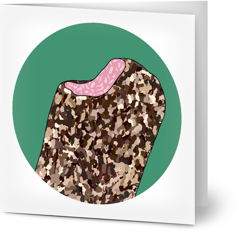 Rocky Road Greeting Card - Small