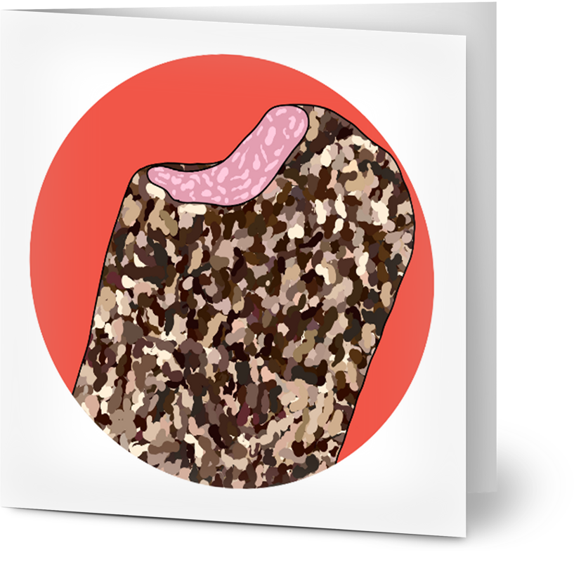 Rocky Road Greeting Card - Small