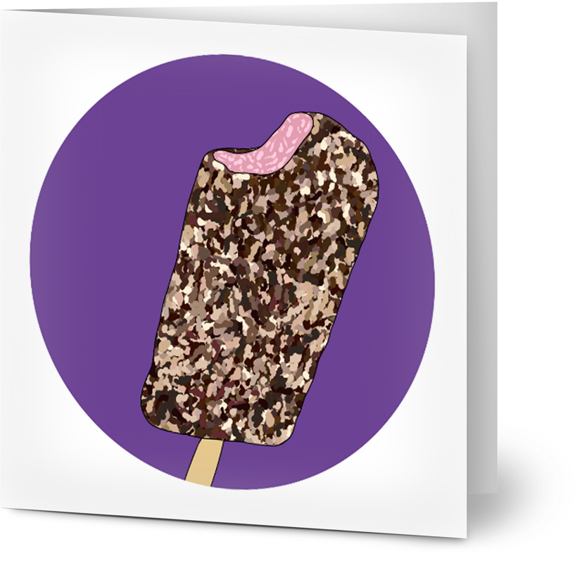 Rocky Road Greeting Card - Small