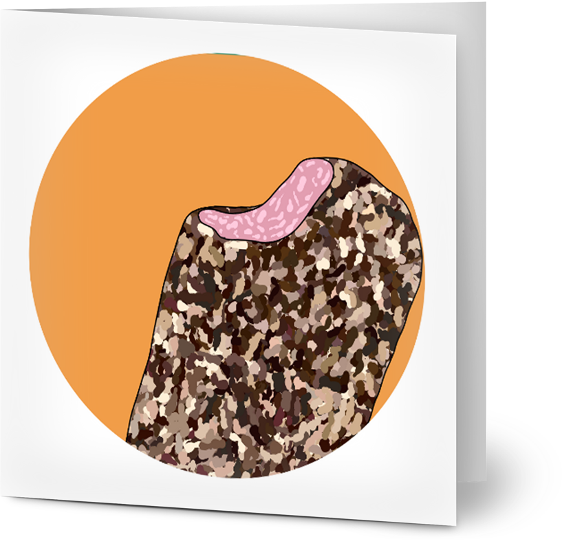 Rocky Road Greeting Card - Small