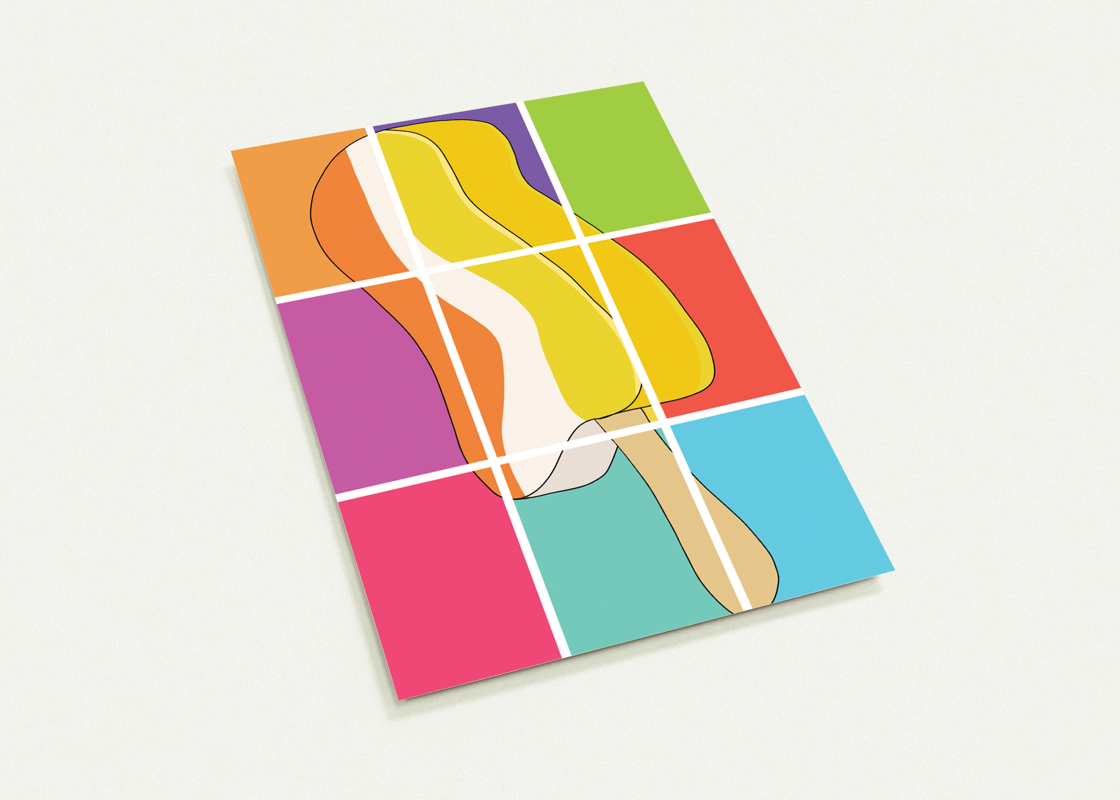 Tropical Snow Card - Large