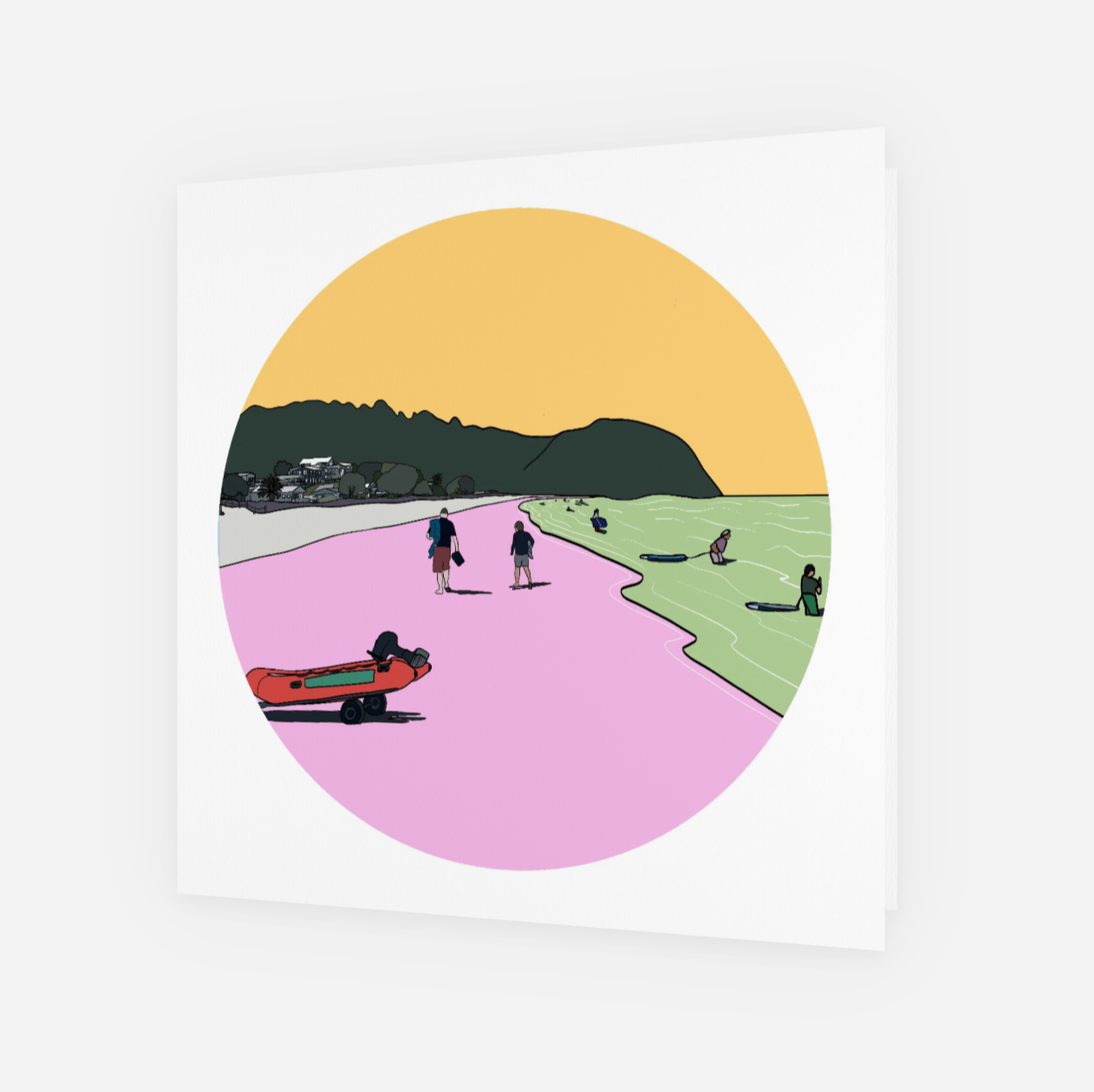 Waihi Beach Card - Small