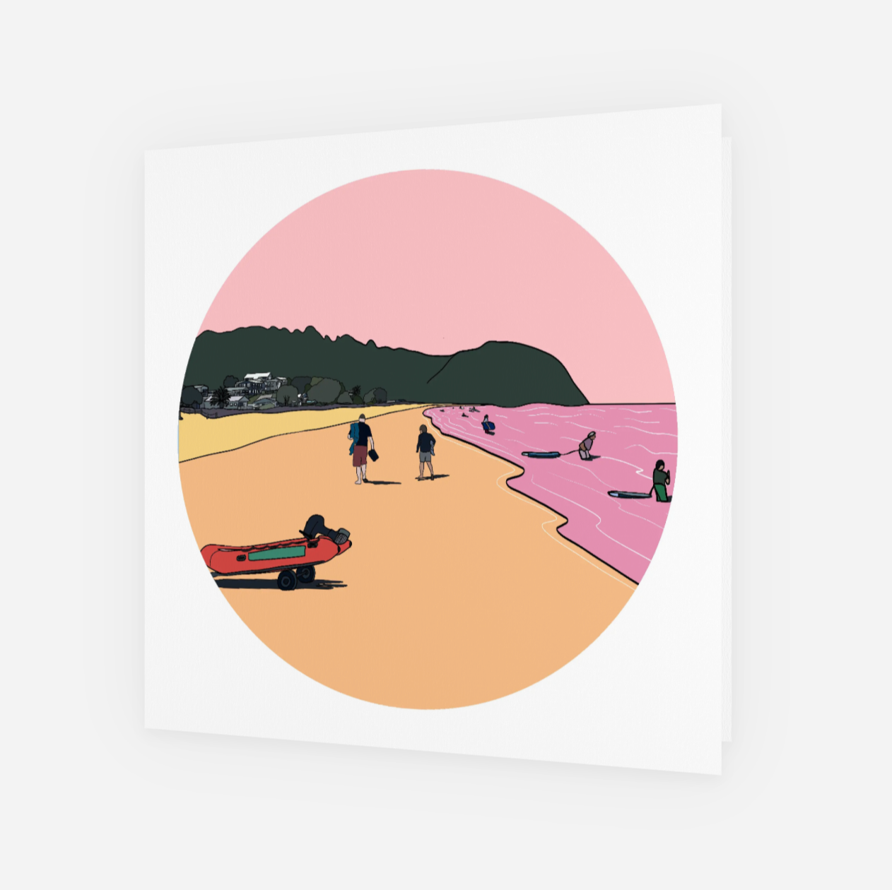 Waihi Beach Card - Small