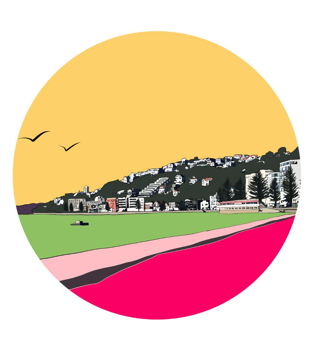 Oriental Bay Magnet