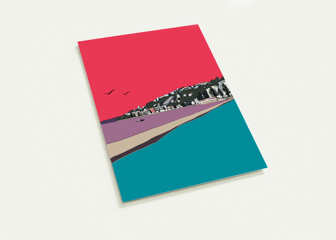 Oriental Bay Card - Large