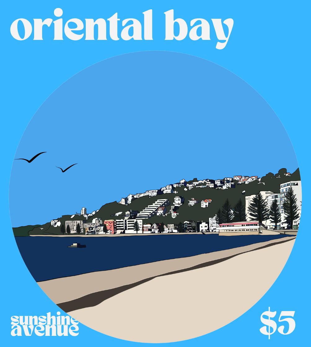 Oriental Bay Magnet