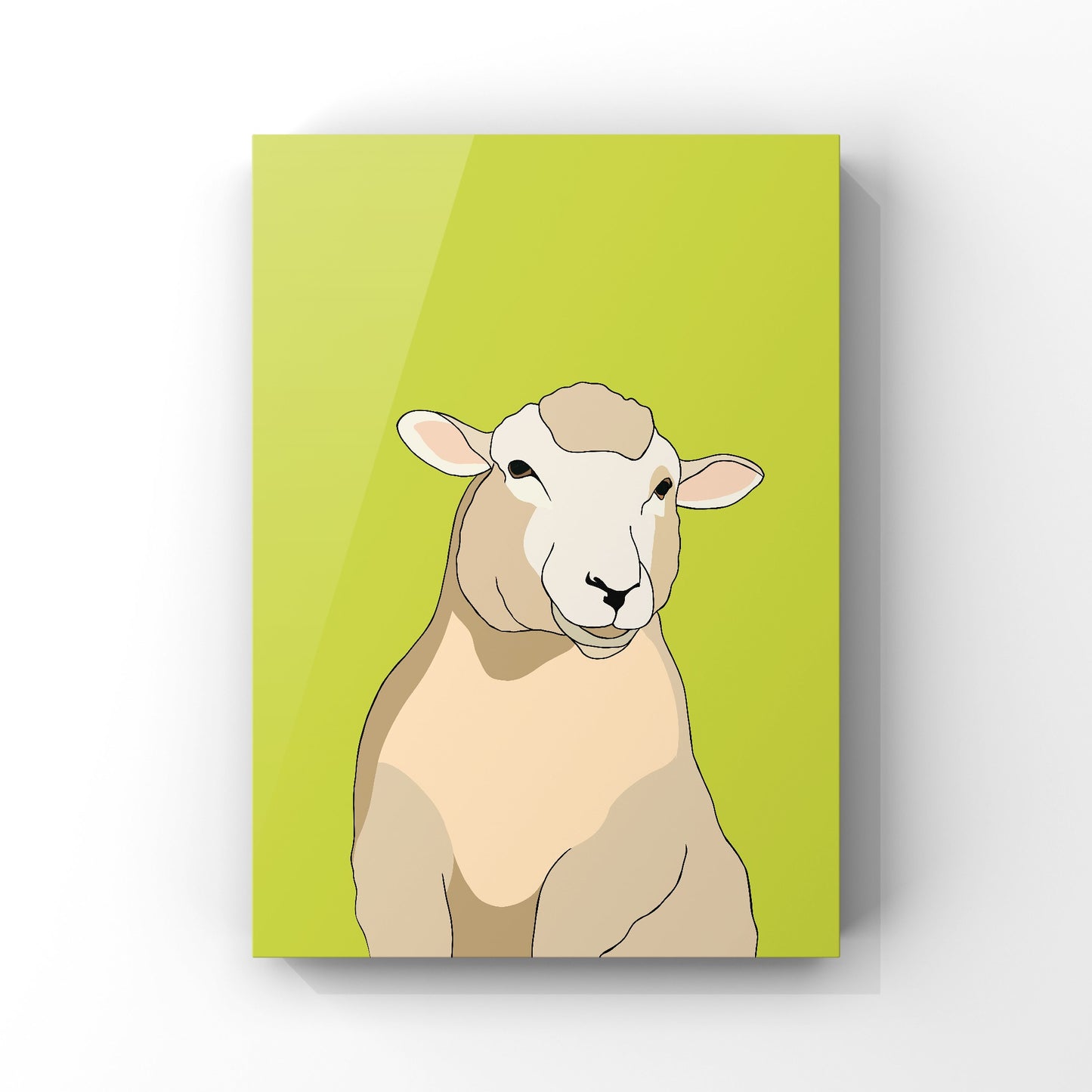 Steve the Sheep Art Print - Single Colours