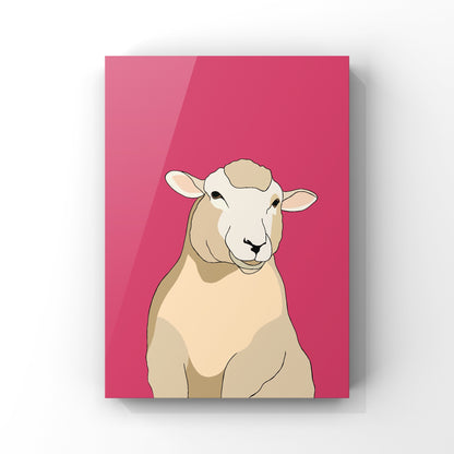 Steve the Sheep Art Print - Single Colours