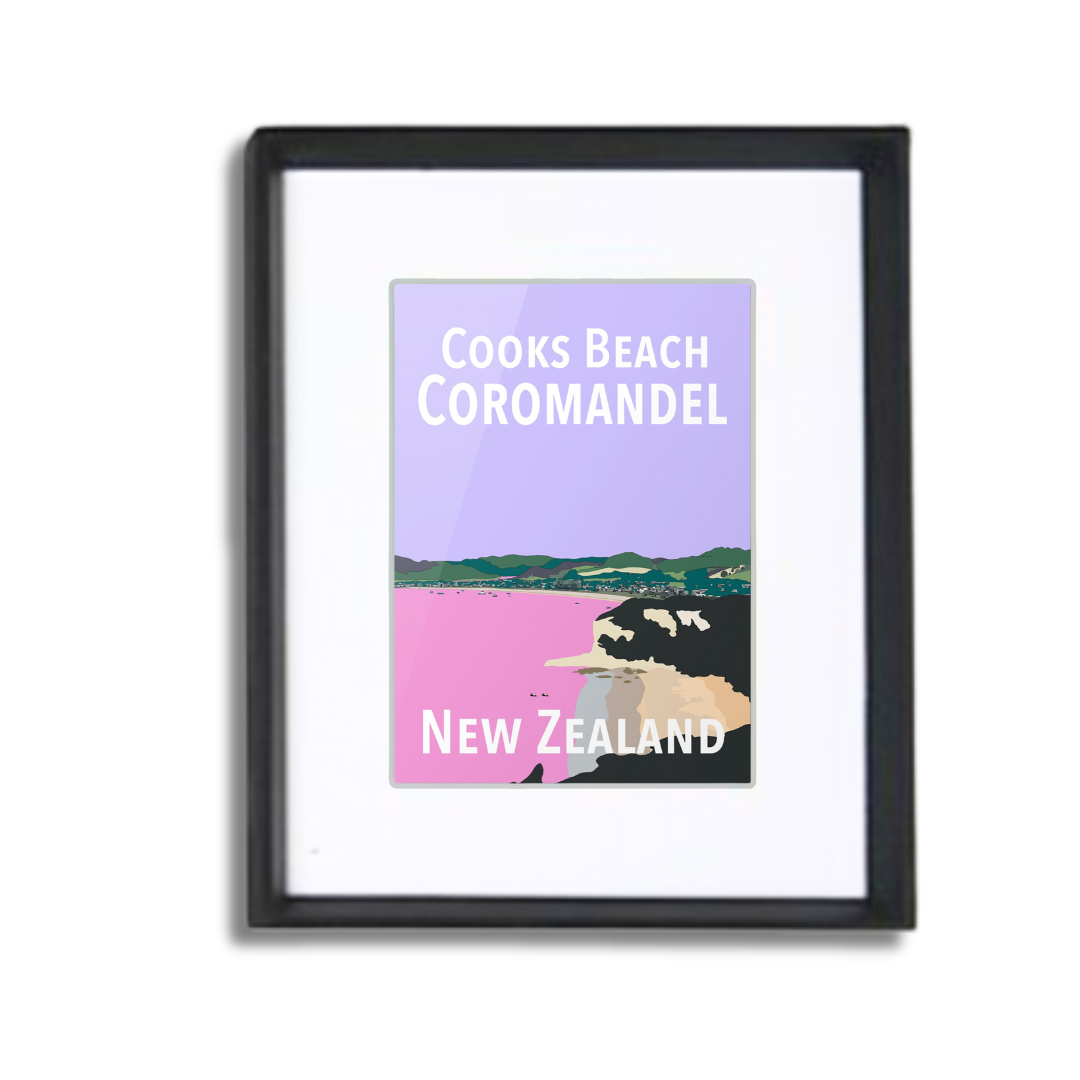 Cooks Beach Framed Prints