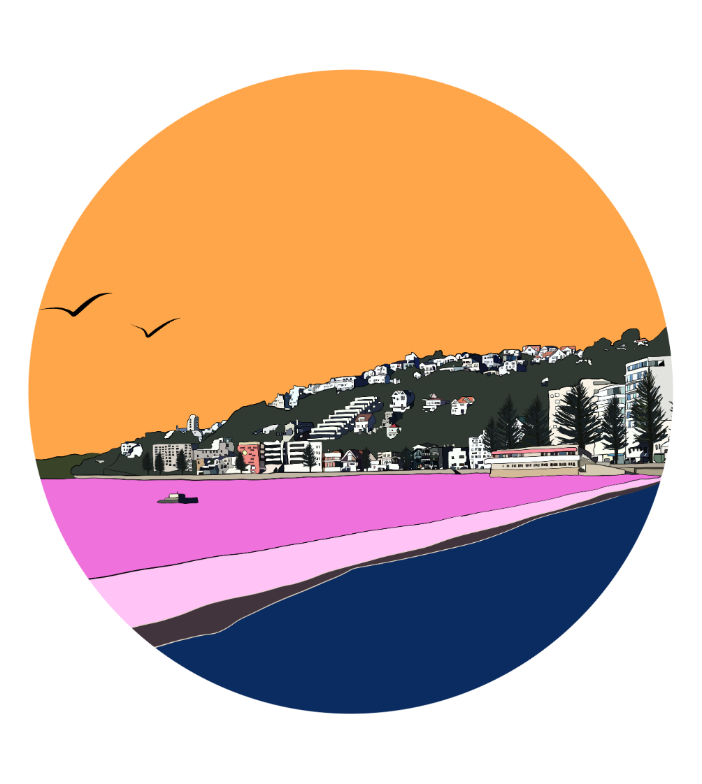 Oriental Bay Magnet
