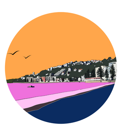 Oriental Bay Magnet