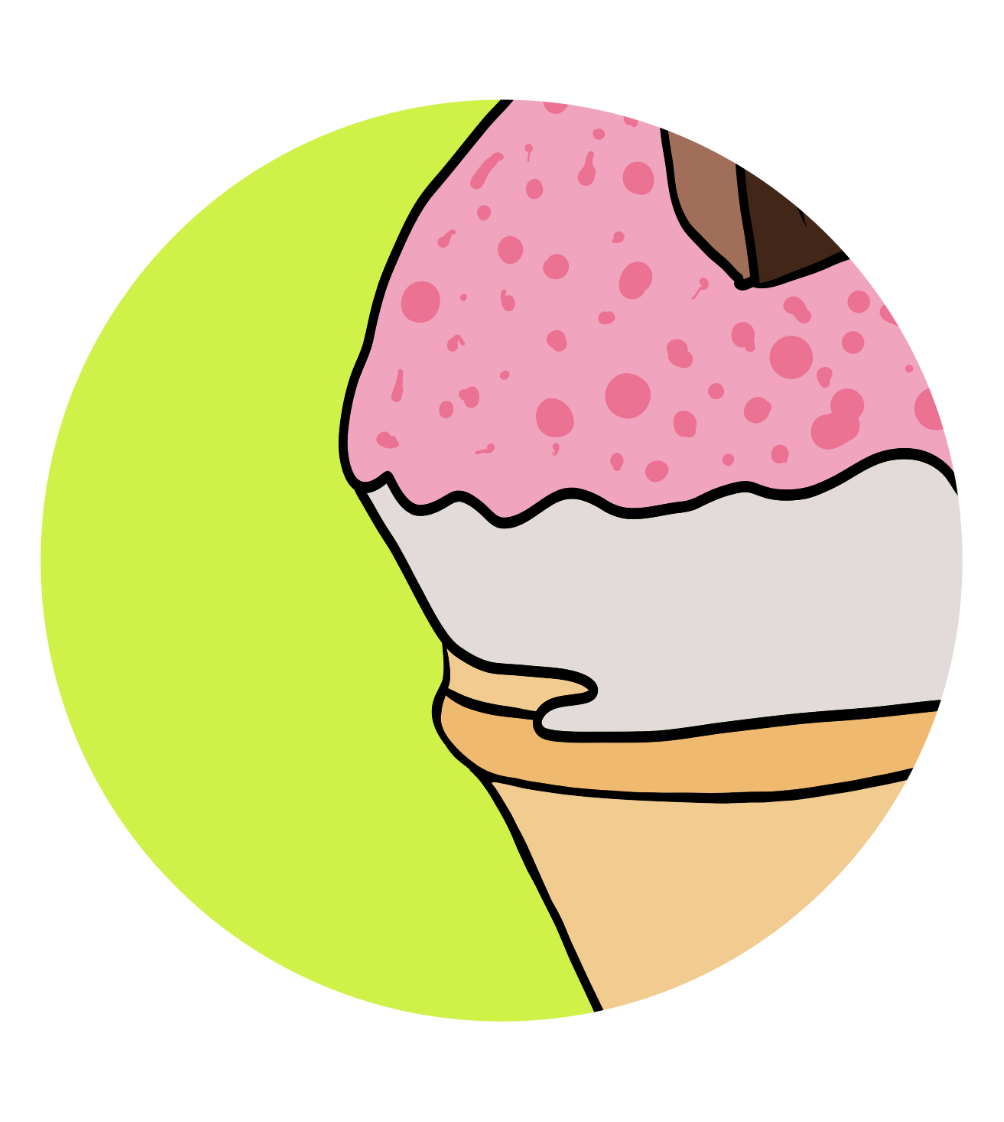 Sherbet Cone Magnets
